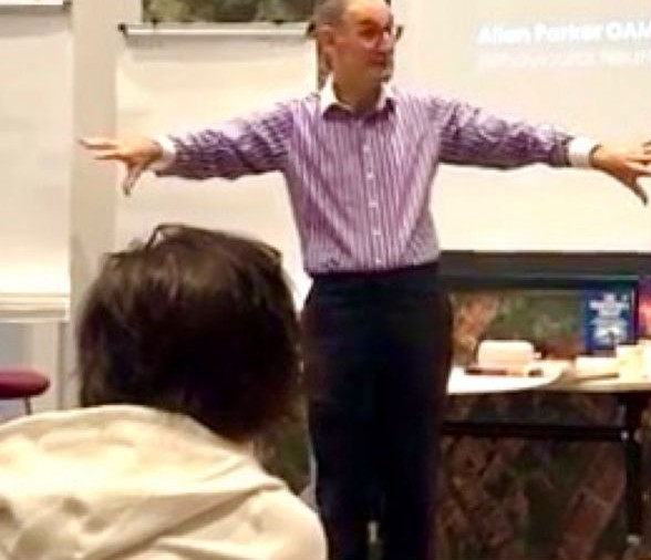 Allan Parker OAM facilitating